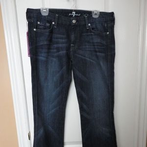 7 for all Mankind Dark Wash A Pocket Denim Jeans